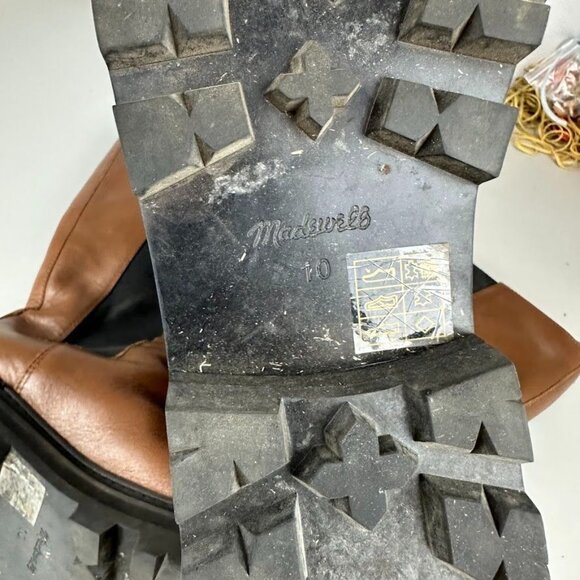 Madewell The Poppy Tall Lugsole Boot in Brown - Picture 6 of 7